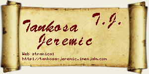 Tankosa Jeremić vizit kartica